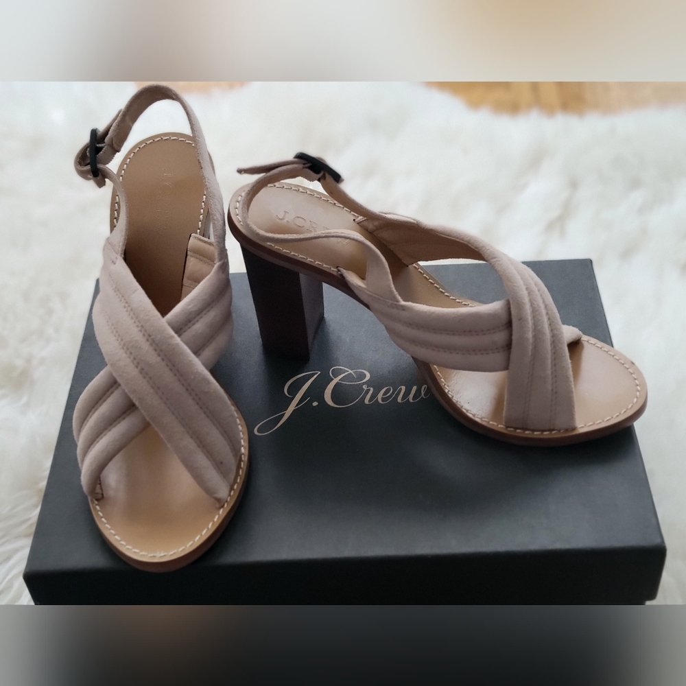 J. Crew Marcie Suede Sandals Sz 7.5